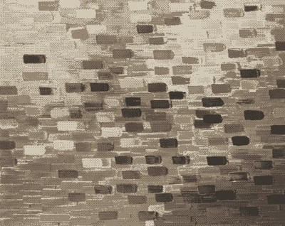 Zyne Brown, Beige Polypropylene Carpet