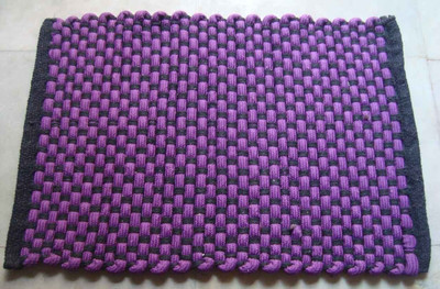54% OFF on Passion Exports Purple Polyester, Cotton Area Rug