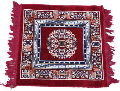 50% OFF on SHC Maroon Velvet, Polyester Area Rug