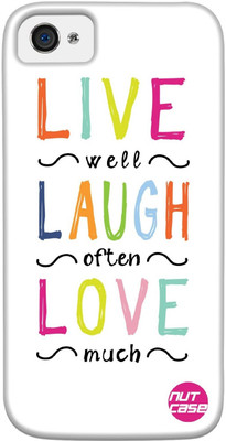 50% OFF on Nutcase Back Cover for Apple iPhone 4S Multicolor