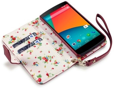 Terrapin Book Case for LG Google Nexus 5