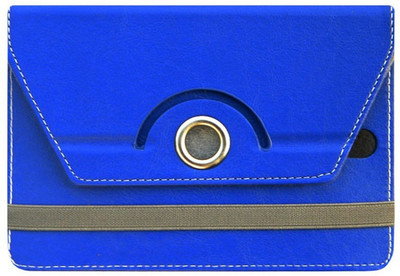 62% OFF on ACM Book Cover for Micromax Canvas Tab P480 Dark Blue