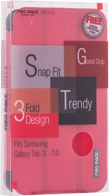 Neopack Flip Cover for Samsung Galaxy Tab 3 Red