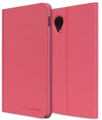 65% OFF on GreatShield Flip Cover for LG Google Nexus 5 Hot Pink