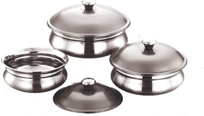 50% OFF on Moksh Pack of 3 Casserole Set 3000 ml