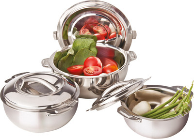 35% OFF on Avocado Sizzle Stainless Steel Pack of 3 Casserole Set 2000 ml 35% OFF on Avocado Sizzle Stainless Steel Pack of 3 Casserole Set 2000 ml