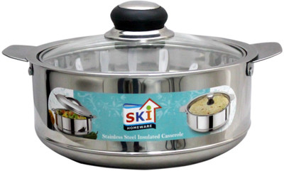 17% OFF on SKI Homeware Buffet Stainless steel Casserole 2000 ml 17% OFF on SKI Homeware Buffet Stainless steel Casserole 2000 ml