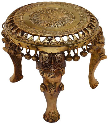StatueStudio Brass All Purpose Chowki Gold, Pack of 1 StatueStudio Brass All Purpose Chowki Gold, Pack of 1