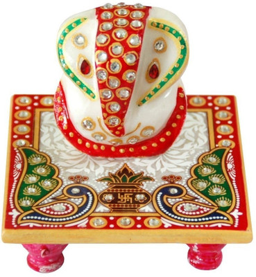 58% OFF on Crafts Paradise Peacock and Kalash Design Marble Pooja Chowki Multicolor, Pack of 1 58% OFF on Crafts Paradise Peacock and Kalash Design Marble Pooja Chowki Multicolor, Pack of 1