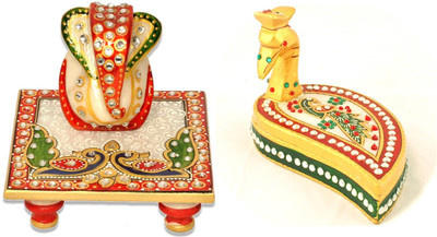 50% OFF on Purpledip Marble All Purpose Chowki Multicolor, Pack of 2 50% OFF on Purpledip Marble All Purpose Chowki Multicolor, Pack of 2