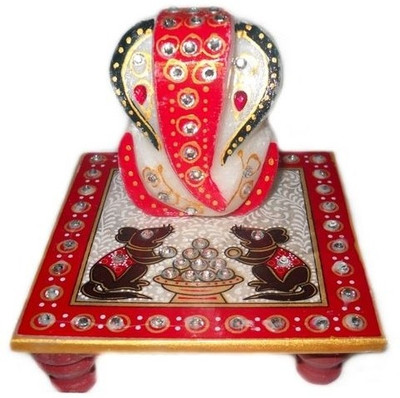 58% OFF on Crafts Paradise Mushak Raj Design Marble Pooja Chowki Multicolor, Pack of 1 58% OFF on Crafts Paradise Mushak Raj Design Marble Pooja Chowki Multicolor, Pack of 1
