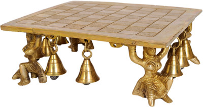 15% OFF on Exotic India Brass All Purpose Chowki Gold, Pack of 1 15% OFF on Exotic India Brass All Purpose Chowki Gold, Pack of 1