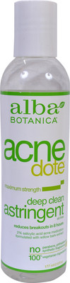 78% OFF on Alba Botanica Acnedote Deep Clean Astringent 177 ml 78% OFF on Alba Botanica Acnedote Deep Clean Astringent 177 ml