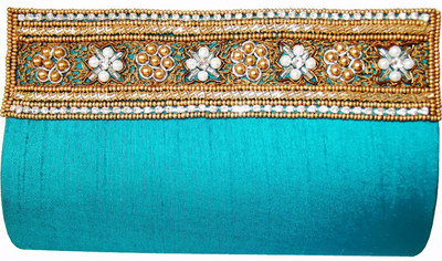 55% OFF on Moksh A179RG150 Women Casual, Party Green Silk Clutch 55% OFF on Moksh A179RG150 Women Casual, Party Green Silk Clutch