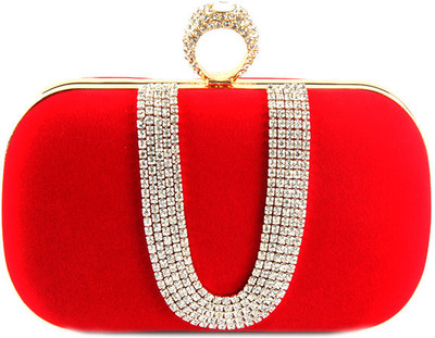 61% OFF on Saisha Women Party Red Velvet Clutch 61% OFF on Saisha Women Party Red Velvet Clutch
