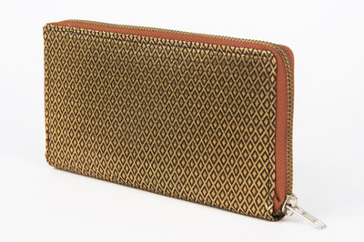 The Kala Shop KSWL001-05 Women Casual Gold Fabric Clutch
