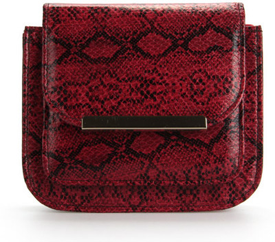 50% OFF on Elizabeth's Tailleur Messenger Women Casual Red PU Clutch