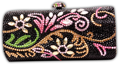 54% OFF on Etui Women Casual, Party, Wedding Multicolor Metal Clutch