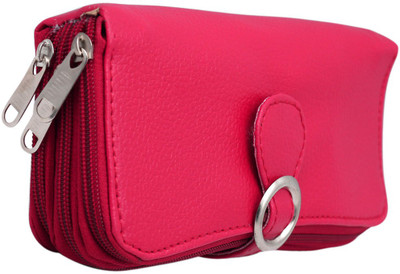 29% OFF on Magiq Women Casual Pink Artificial Leather Wallet 29% OFF on Magiq Women Casual Pink Artificial Leather Wallet