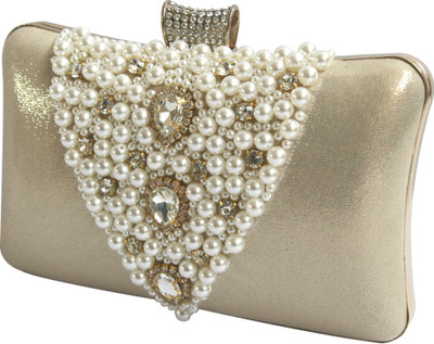 17% OFF on Inspired Livingg Princess Gold Wedding Women Party Gold Faux pearls Clutch 17% OFF on Inspired Livingg Princess Gold Wedding Women Party Gold Faux pearls Clutch