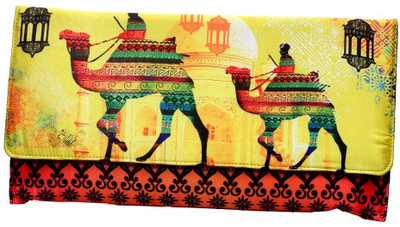 40% OFF on Craftstages Girls Casual Yellow Fabric Clutch 40% OFF on Craftstages Girls Casual Yellow Fabric Clutch