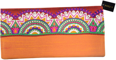 22% OFF on Potlis Designer Women Casual Yellow Silk Clutch 22% OFF on Potlis Designer Women Casual Yellow Silk Clutch