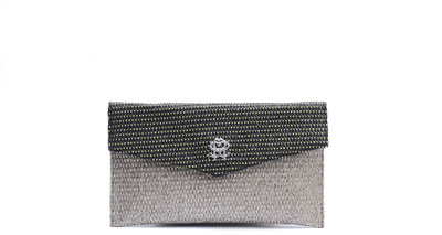 38% OFF on Visionz Bags 003 Women Party Multicolor Fabric Clutch