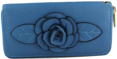 15% OFF on MU Murliudyog Women Casual Blue PU Clutch