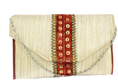 30% OFF on Craftstages Ethnic Women Casual Red Jute Clutch 30% OFF on Craftstages Ethnic Women Casual Red Jute Clutch