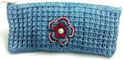 44% OFF on moKanc Women Casual Blue Silk Clutch 44% OFF on moKanc Women Casual Blue Silk Clutch