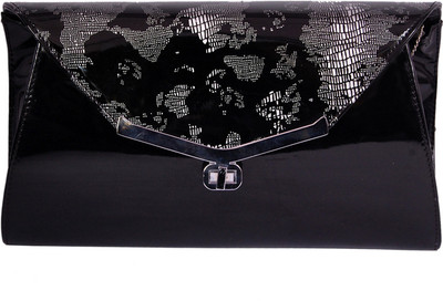 58% OFF on Womaniya Signature Girls Party Black PU Clutch 58% OFF on Womaniya Signature Girls Party Black PU Clutch