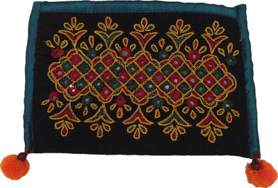 Kala Sanskruti Classic Women Festive Blue Cotton Clutch Kala Sanskruti Classic Women Festive Blue Cotton Clutch