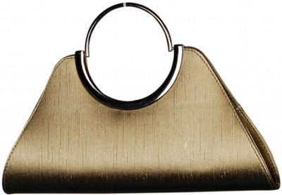 60% OFF on Oleva Women Casual, Party Gold Genuine Leather Clutch