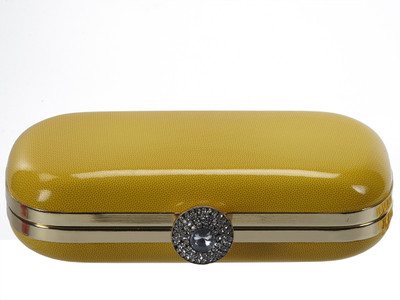 Shoebox Bag Women Party, Wedding Yellow PU Clutch Shoebox Bag Women Party, Wedding Yellow PU Clutch