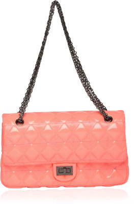 70% OFF on Knight n Gale 1007 Women Casual Pink PU Clutch