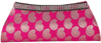 75% OFF on Oleva Silk Women Casual, Party Pink Silk Clutch 75% OFF on Oleva Silk Women Casual, Party Pink Silk Clutch