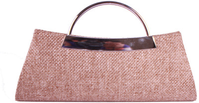 54% OFF on New Zovial Light Grey Magnit Button Jute Women, Girls Casual Grey Jute Clutch