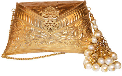 10% OFF on Ruhmet Embossed Women Party Gold Fabric Clutch 10% OFF on Ruhmet Embossed Women Party Gold Fabric Clutch