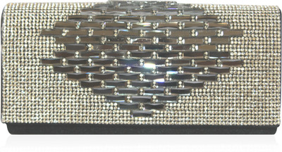 Inspired Livingg Satin Rhinestone Women Party Black PU Clutch Inspired Livingg Satin Rhinestone Women Party Black PU Clutch