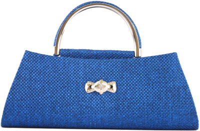 54% OFF on New Zovial Magnit Blue Jute Women, Girls Casual Blue Jute Clutch
