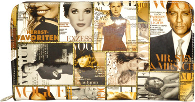 56% OFF on Blonde BLBGFK-11 Women Casual Yellow, White Rexine Clutch