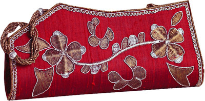 22% OFF on Aapno Rajasthan Asymmetrical Red Raw Silk Women Party Red Raw Silk Clutch 22% OFF on Aapno Rajasthan Asymmetrical Red Raw Silk Women Party Red Raw Silk Clutch