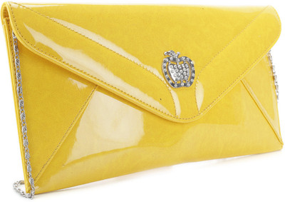 45% OFF on Spice Art Women Casual Yellow Clutch