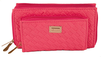 58% OFF on Magiq Girls Casual, Formal Pink Artificial Leather Wallet