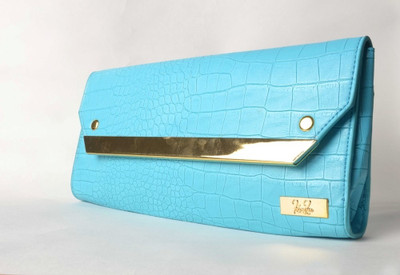 Kiosha Women Casual Blue PU Clutch Kiosha Women Casual Blue PU Clutch