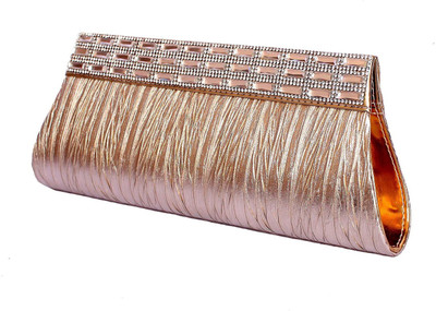 30% OFF on Stonkraft Designer Branded Faux Leather Women Formal, Casual, Party, Wedding Gold Faux Leather Clutch 30% OFF on Stonkraft Designer Branded Faux Leather Women Formal, Casual, Party, Wedding Gold Faux Leather Clutch
