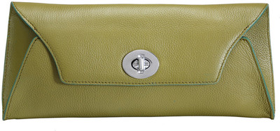 Adamis Women Casual Green Genuine Leather Clutch Adamis Women Casual Green Genuine Leather Clutch