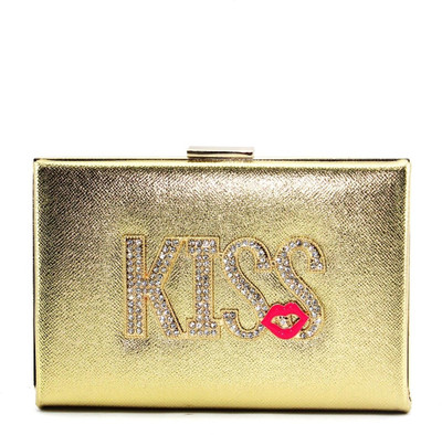 50% OFF on Myrah Kiss Women Party Gold Metal Clutch 50% OFF on Myrah Kiss Women Party Gold Metal Clutch