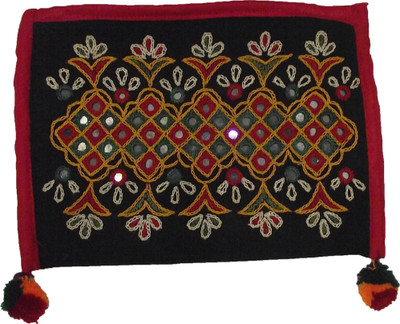 Kala Sanskruti Classic Women Festive Red Cotton Clutch