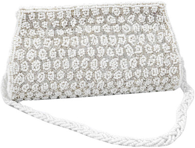 50% OFF on Mpkart Zaridar Pentagon Design Girls Casual, Festive, Party White Satin, Zari Clutch 50% OFF on Mpkart Zaridar Pentagon Design Girls Casual, Festive, Party White Satin, Zari Clutch